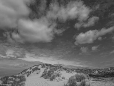 Hollanda 'nın kuzey denizindeki Ameland Adası