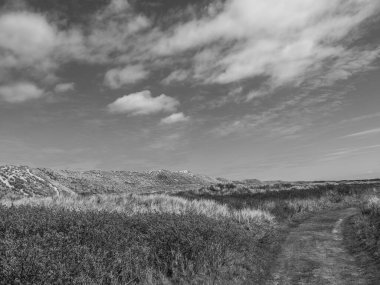 Hollanda 'nın kuzey denizindeki Ameland Adası