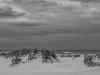 Hollanda 'nın kuzey denizindeki Ameland Adası
