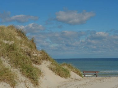 Hollanda 'nın kuzey denizindeki Ameland Adası