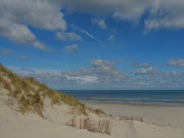 Hollanda 'nın kuzey denizindeki Ameland Adası