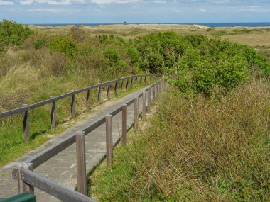 Hollanda 'nın kuzey denizindeki Ameland Adası