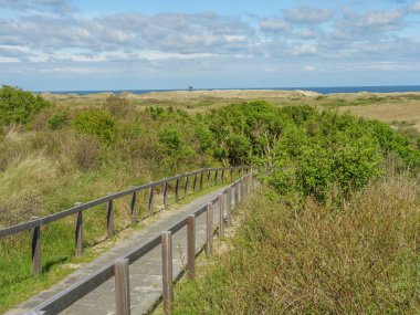 Hollanda 'nın kuzey denizindeki Ameland Adası