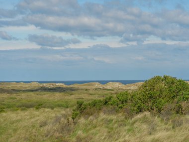 Hollanda 'nın kuzey denizindeki Ameland Adası