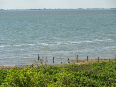 Hollanda 'nın kuzey denizindeki Ameland Adası