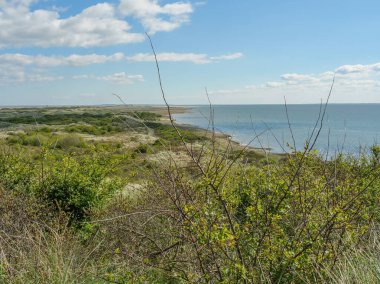 Hollanda 'nın kuzey denizindeki Ameland Adası