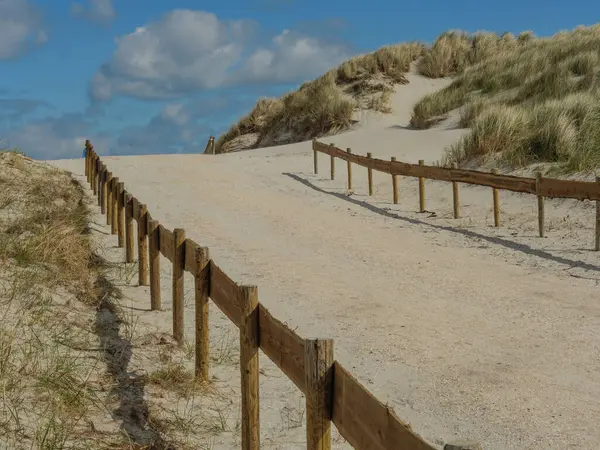 Hollanda 'nın kuzey denizindeki Ameland Adası