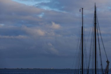 Hollanda 'nın kuzey denizindeki Ameland Adası