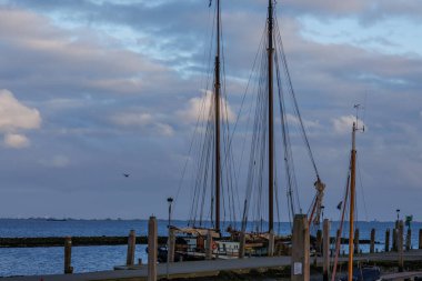 Hollanda 'nın kuzey denizindeki Ameland Adası