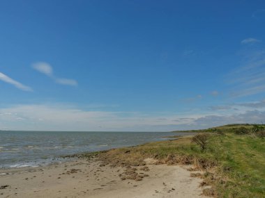 Hollanda 'nın kuzey denizindeki Ameland Adası