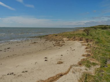 Hollanda 'nın kuzey denizindeki Ameland Adası
