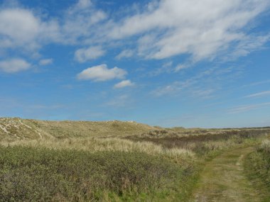 Hollanda 'nın kuzey denizindeki Ameland Adası