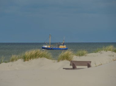 Hollanda 'nın kuzey denizindeki Ameland Adası