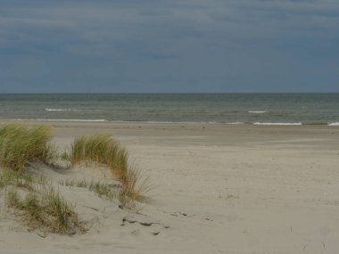 Hollanda 'nın kuzey denizindeki Ameland Adası