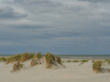 Hollanda 'nın kuzey denizindeki Ameland Adası
