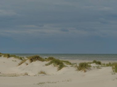 Hollanda 'nın kuzey denizindeki Ameland Adası