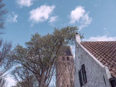 Hollanda 'nın kuzey denizindeki Ameland Adası