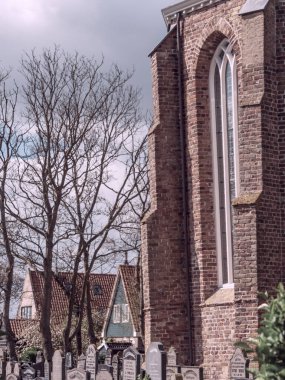 Hollanda 'nın kuzey denizindeki Ameland Adası