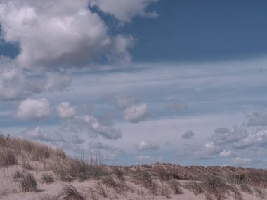 Hollanda 'nın kuzey denizindeki Ameland Adası