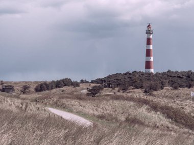 Hollanda 'nın kuzey denizindeki Ameland Adası