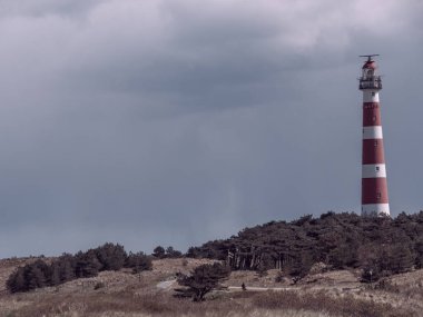 Hollanda 'nın kuzey denizindeki Ameland Adası