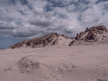 Hollanda 'nın kuzey denizindeki Ameland Adası