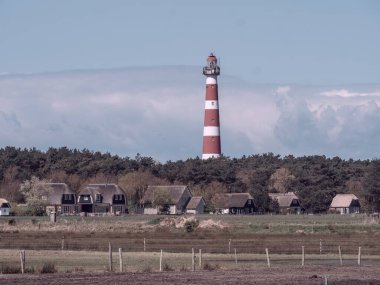 Hollanda 'nın kuzey denizindeki Ameland Adası