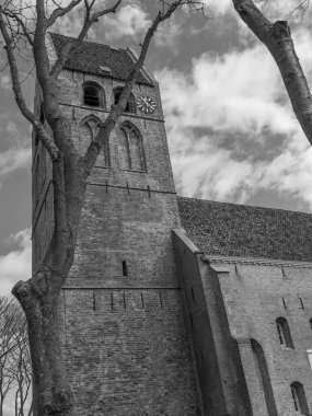 Hollanda 'nın kuzey denizindeki Ameland Adası