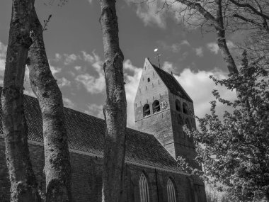 Hollanda 'nın kuzey denizindeki Ameland Adası