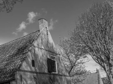 Hollanda 'nın kuzey denizindeki Ameland Adası