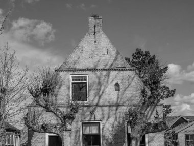 Hollanda 'nın kuzey denizindeki Ameland Adası