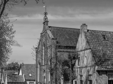 Hollanda 'nın kuzey denizindeki Ameland Adası