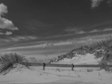 Hollanda 'nın kuzey denizindeki Ameland Adası