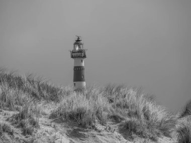 Hollanda 'nın kuzey denizindeki Ameland Adası