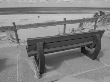 Hollanda 'nın kuzey denizindeki Ameland Adası