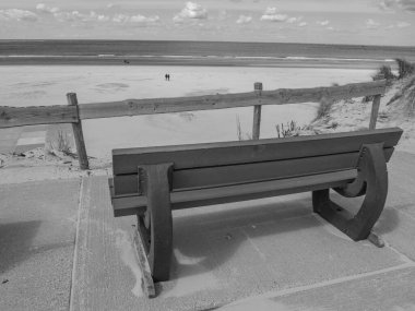 Hollanda 'nın kuzey denizindeki Ameland Adası