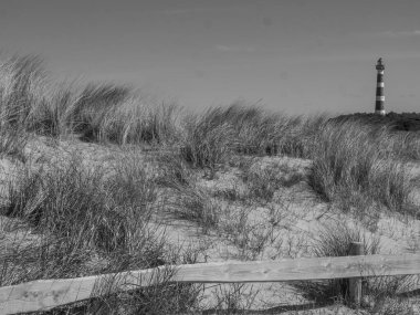 Hollanda 'nın kuzey denizindeki Ameland Adası