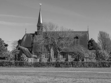 Hollanda 'nın kuzey denizindeki Ameland Adası