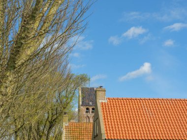 Hollanda 'nın kuzey denizindeki Ameland Adası