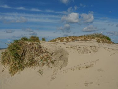 Hollanda 'nın kuzey denizindeki Ameland Adası