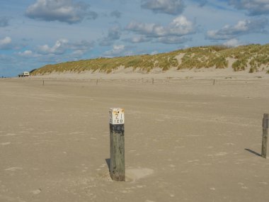 Hollanda 'nın kuzey denizindeki Ameland Adası