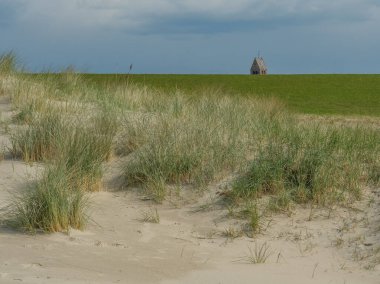 Hollanda 'nın kuzey denizindeki Ameland Adası