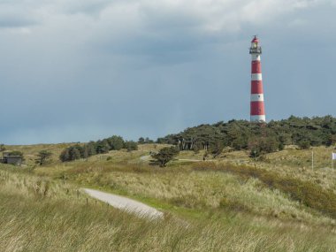 Hollanda 'nın kuzey denizindeki Ameland Adası