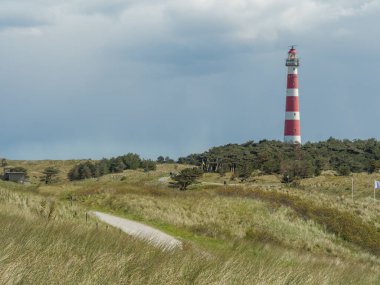 Hollanda 'nın kuzey denizindeki Ameland Adası