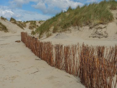 Hollanda 'nın kuzey denizindeki Ameland Adası