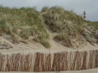 Hollanda 'nın kuzey denizindeki Ameland Adası