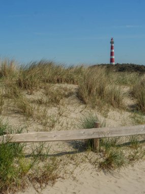 Hollanda 'nın kuzey denizindeki Ameland Adası