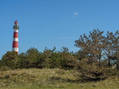 Hollanda 'nın kuzey denizindeki Ameland Adası