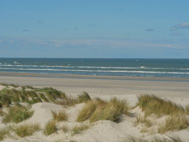 Hollanda 'nın kuzey denizindeki Ameland Adası