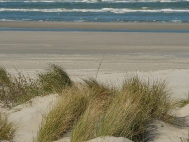 Hollanda 'nın kuzey denizindeki Ameland Adası